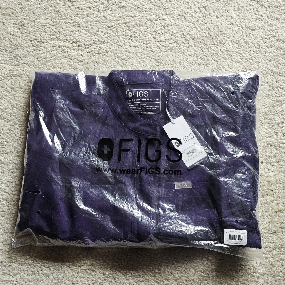 Figs  Purple Scrub Jumpsuit